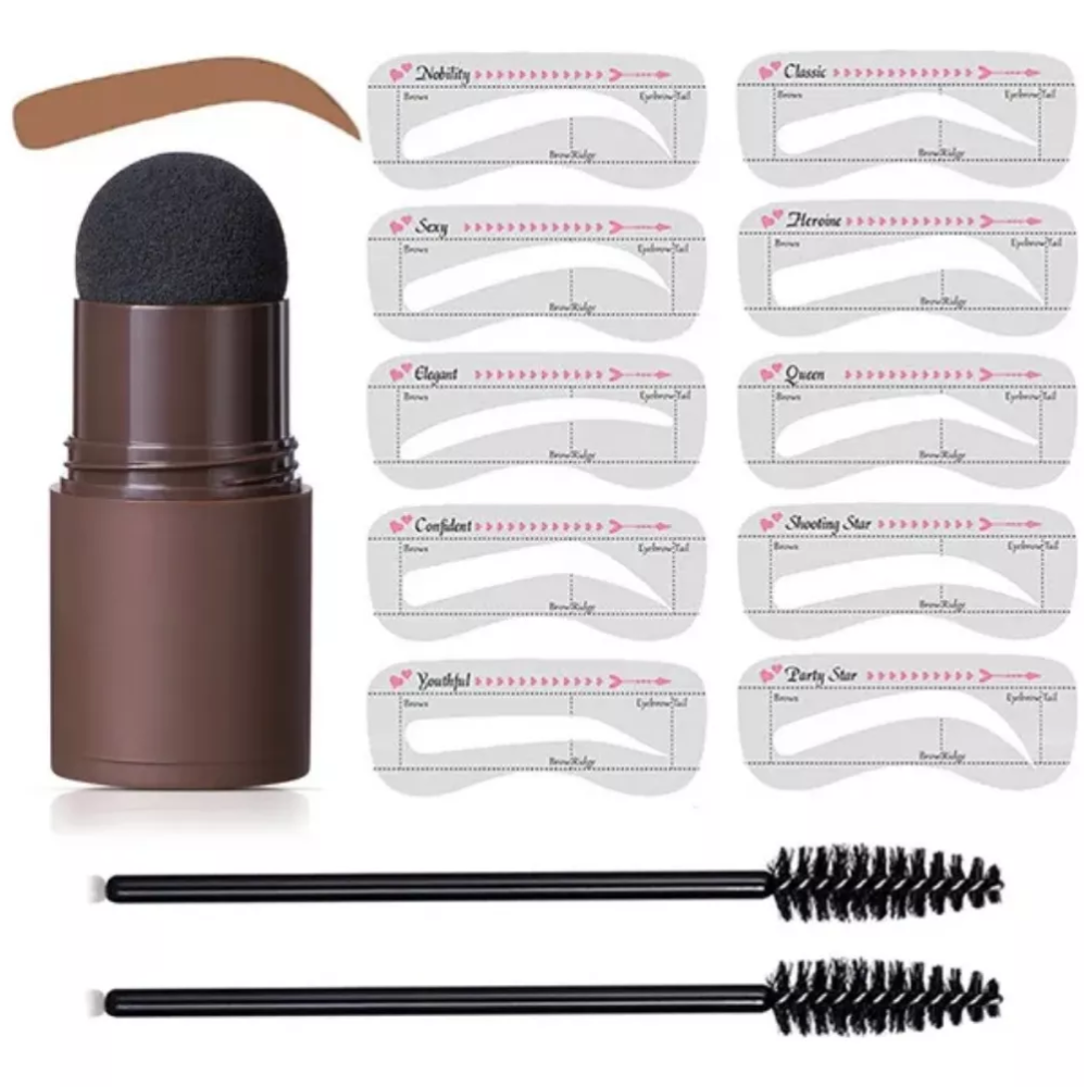 Kit 10 Plantillas Sellado Cejas
